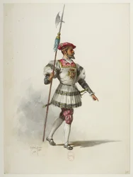Btv1b84558104 37 - Saint-Saëns - Henry VIII - Maquettes de costumes - Lacoste - 37. Costume