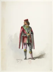 Btv1b84558104 69 - Saint-Saëns - Henry VIII - Maquettes de costumes - Lacoste - 67ème Costume