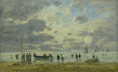 Français :  Plage de Deauville Beach of Deauville