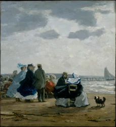 Sur la plage, Dieppe