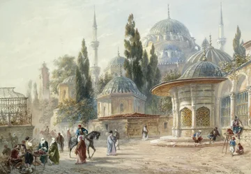 La mosquée Sehzade à Constantinople