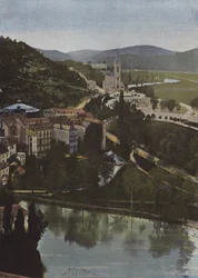 Lourdes, vue prise du château