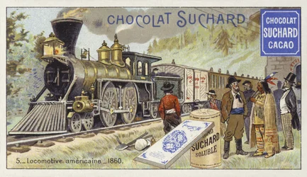 Locomotive américaine, 1860
