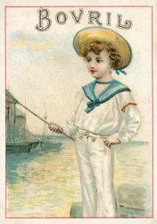 Garçon en costume de marin