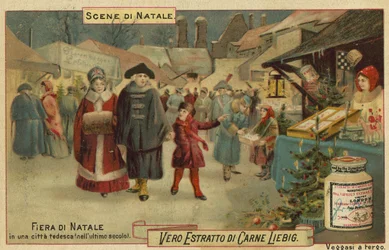 Foire de Noël dans une ville allemande
