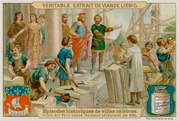 Clovis choisit Paris comme capitale en 508 apr. J.-C.