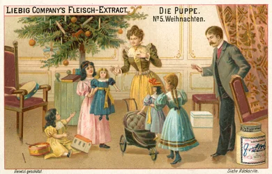 Poupées à Noël