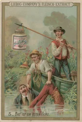 Pêcheur Tiré de la Rivière