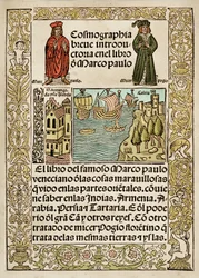 Frontispice du Il Milione de Marco Polo