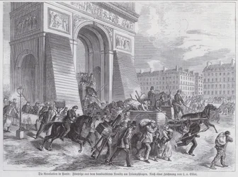 Fugitifs du bombardement de Neuilly par l