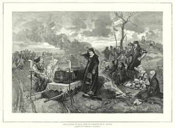 Jeanne de Castille devant le cercueil de son mari, Philippe le Beau, duc de Bourgogne