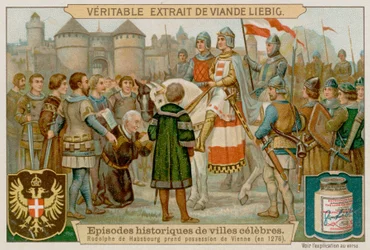 Le roi Rodolphe Ier entre à Vienne en 1276