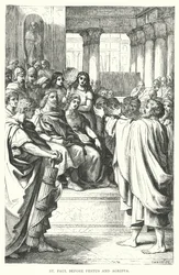 Saint Paul devant Festus et Agrippa (gravure)