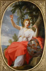 La muse Urania. De la Chambre des Muses, Louvre, Paris ...