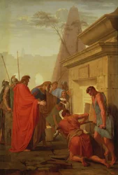 Darius Hystaspes ouvre la tombe de Nitocris, c.1649