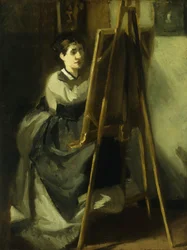 La jeune élève, vers 1870