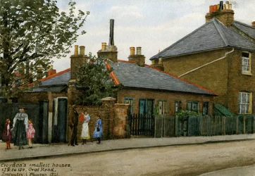 135 à 139 Oval Road : les plus petites maisons de Croydon, 1921