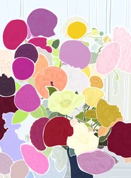 Bouquet de fleurs, 2025 (art numérique)