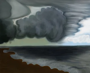 Large Cloud Over Ocean, 2016 (dessiné à la main sur un iPad avec un crayon Apple)