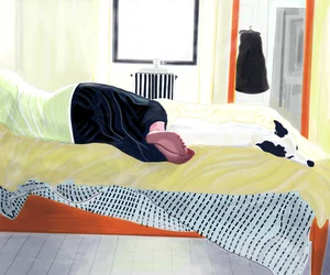 Michelle et Minnie faisant la sieste, Brooklyn (art numérique)