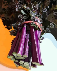 Purple Kale, Brooklyn (art numérique)