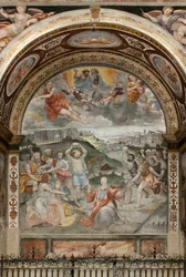 Fresque de la lapidation de saint Étienne, vers 1550 (fresque)