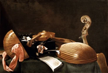 Nature morte aux instruments de musique, v. 1650