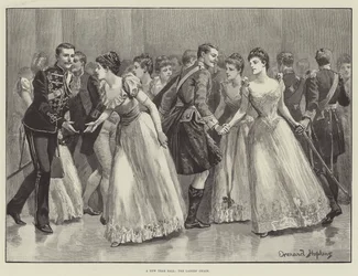 Un bal du Nouvel An, la chaîne des dames