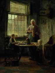 Un Repas de Famille, années 1890