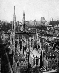 Cathédrale Saint-Patrick, New York, USA, vers 1930s