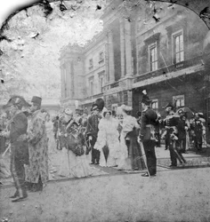 Revue des troupes indiennes et coloniales par SM le Roi, Palais de Buckingham, Londres