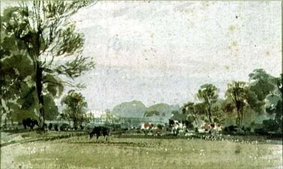 Vue de Hyde Park, XIXe siècle