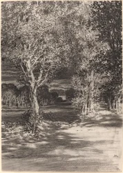 Coucher de soleil et lever de lune à Cilian-Aeron