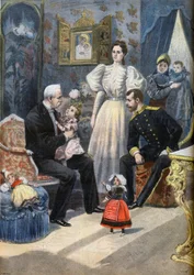 Visite du président anglais Felix Faure en Russie