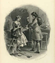 Barnaby Rudge : Dolly Varden et Joe Willet