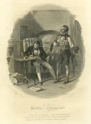 Martin Chuzzlewit : Mark Tapley et Martin Chuzzlewit