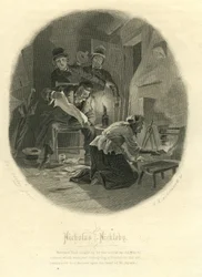 Nicholas Nickleby: Newman Noggs et Wackford Squeers, 1867