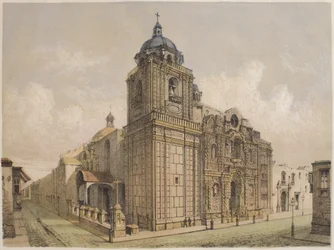 Église de La Merced, Lima, illustration de 