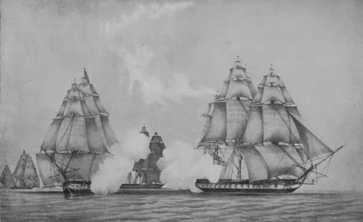 La fuite du Belvedera, vers 1813