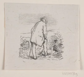 Illustration pour "Les Dernières Heures," poème de H. J. Greensteen