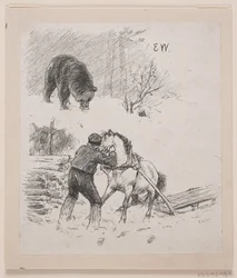 Illustration pour "Bien fait et mal récompensé"