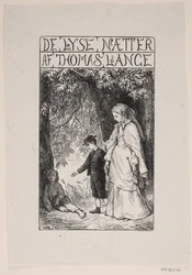 Page de titre pour Th. Lange "Les nuits claires"