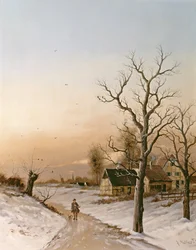 Le Garde-chasse rentrant chez lui