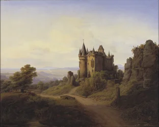 Château de Bürresheim sur la rivière Eifel