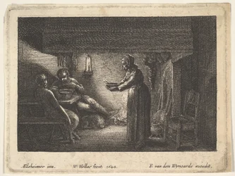 Le satyre et le paysan, 1644