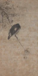 Saule et pie, milieu des années 1200