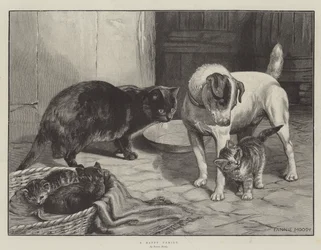 Une famille heureuse