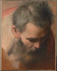 Étude de tête de saint Joseph