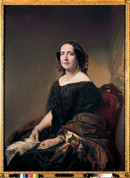 Portrait de la femme de lettres cubaine Gertrudis Gomez de Avellaneda