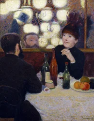 Au Café de la Nouvelle Athènes (portrait de Suzanne Valadon)